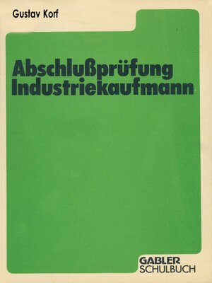 cover image of Abschlußprüfung Industriekaufmann